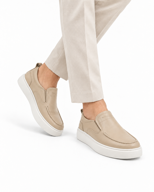 Mocassins Slip-On en Cuir