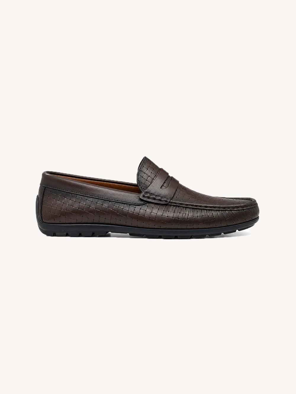 Mocassin Tressé Cuir