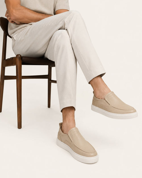 Mocassins Slip-On en Cuir