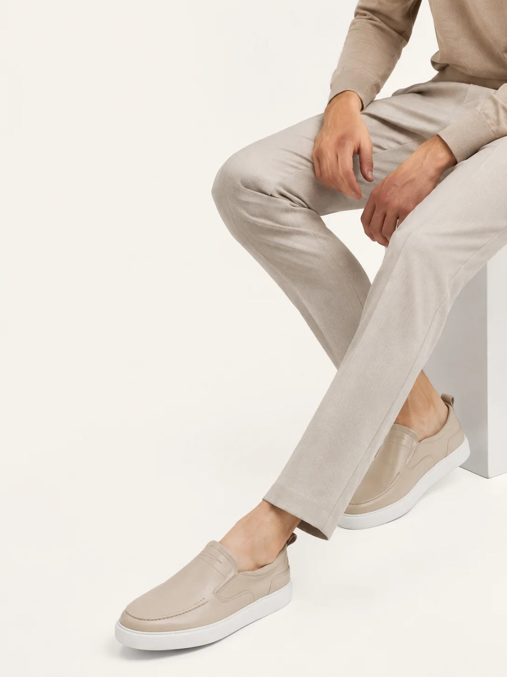 Mocassins Slip-On en Cuir