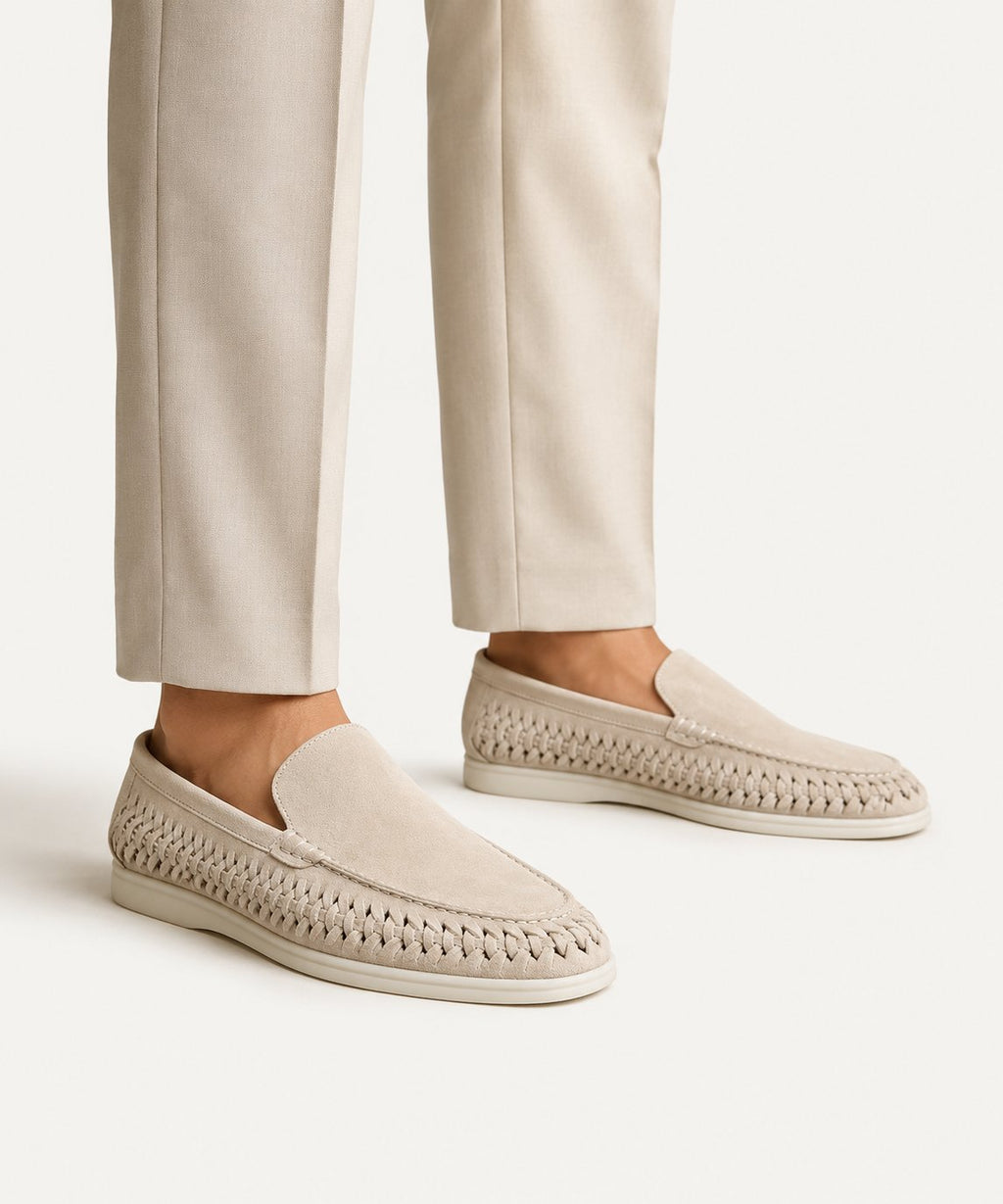 Loafer Tressé en Daim