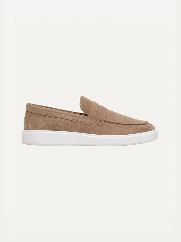 Penny Loafer Taupe